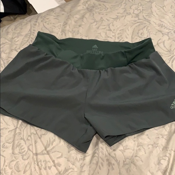 adidas Pants - NWOT Adidas Climalite Medium Green Running Shorts